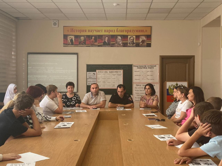 Мероприятие по профилактике вредных привычек.